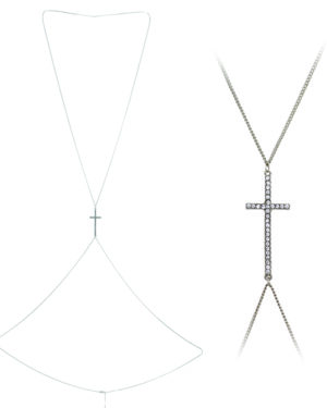 13748 - r cross body chain - Silver