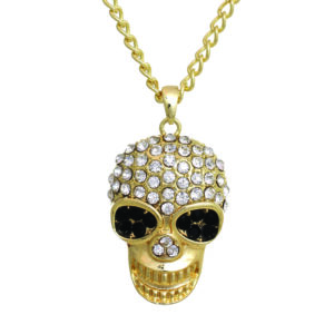 13835 - Long Skull Necklace