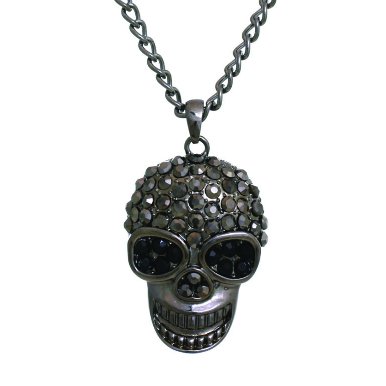 13835 - Long Skull Necklace - Image 2