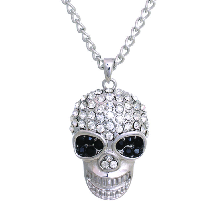13835 - Long Skull Necklace - Image 3