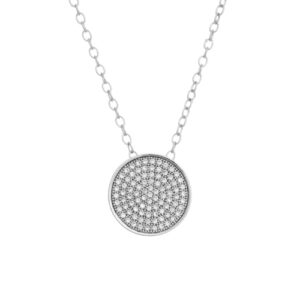 14490 - Cubic zirconia round necklace