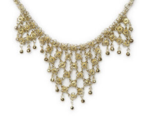1464 - Mesh Bell Necklace