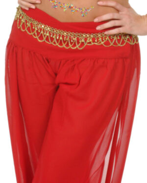 1472 - Metal Mesh Chain Belt - Gold