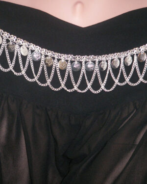 1483 - Mesh Coin Belt - Silver