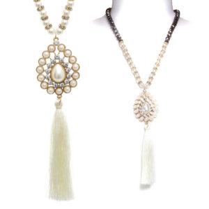 15271 - G Tear Drop Pendant Neck Dobe