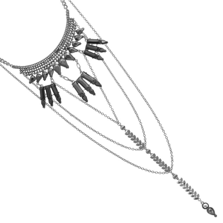 15296 - R Rectangle Stone Neck HE
