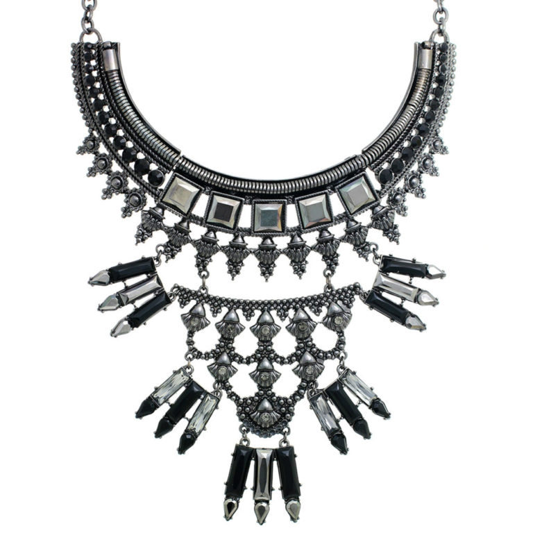 15361 - Bn Baquette stone neck jt