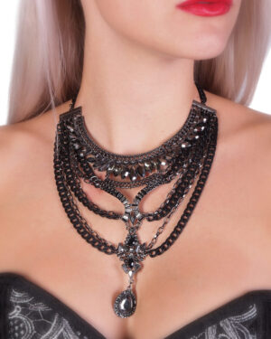 15362 - Bn Baquette stone neck jt