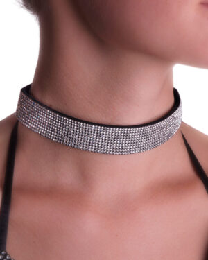 15939 - r stone band choker neck 11.5+3.5"