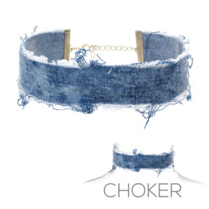 16149 - g 30mm denim choker neck db