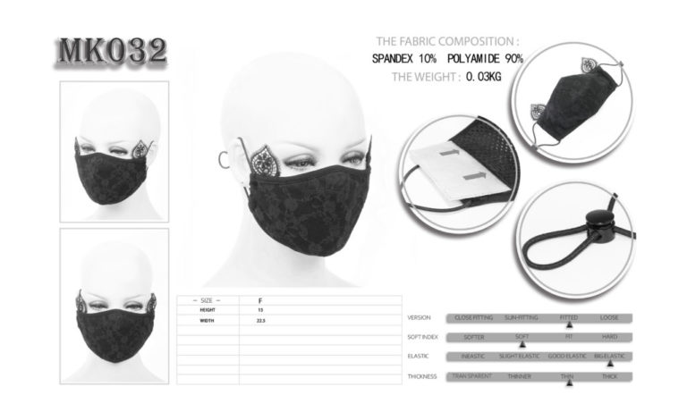 MK032 - lace face mask - Image 8