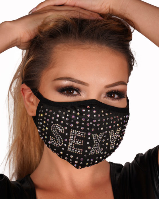 106323 - rhinestone face mask - Sexy