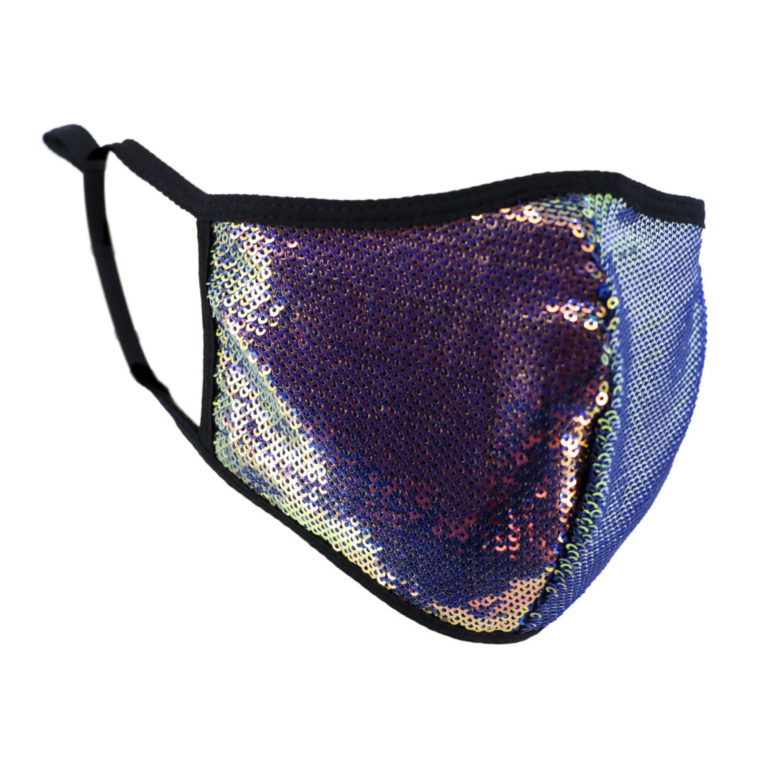 106358 - sequin face mask with filter - multi - Image 2