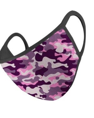 106412 - facemask - purple camouflage