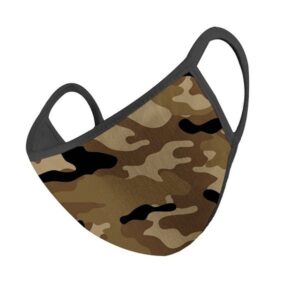 106414 - facemask - brown camouflage