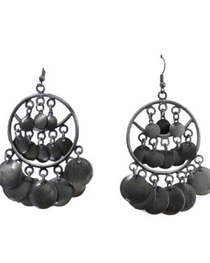 8443 - EarRing - Dome round coins