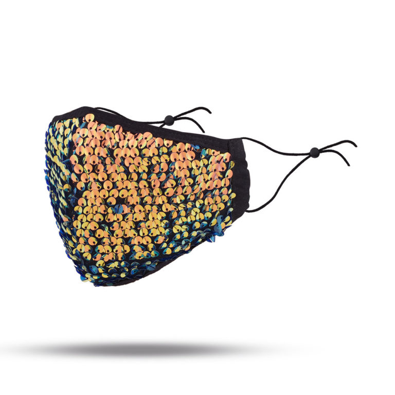 106359 - reversible sequin face mask with filter - multi - Image 2