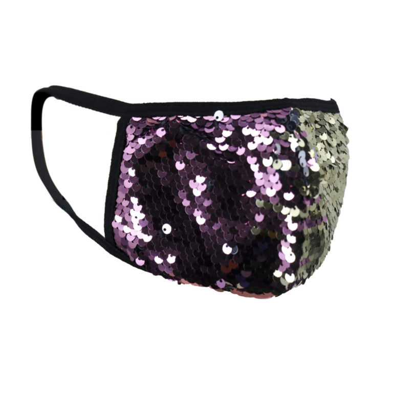 106360 - reversible sequin face mask with filter - multi - Image 4