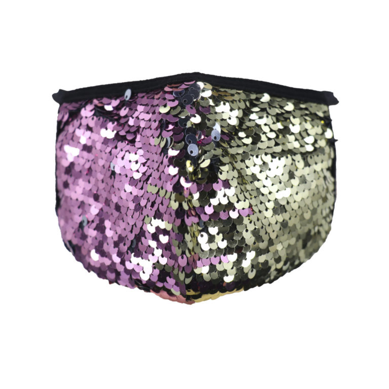 106360 - reversible sequin face mask with filter - multi - Image 2