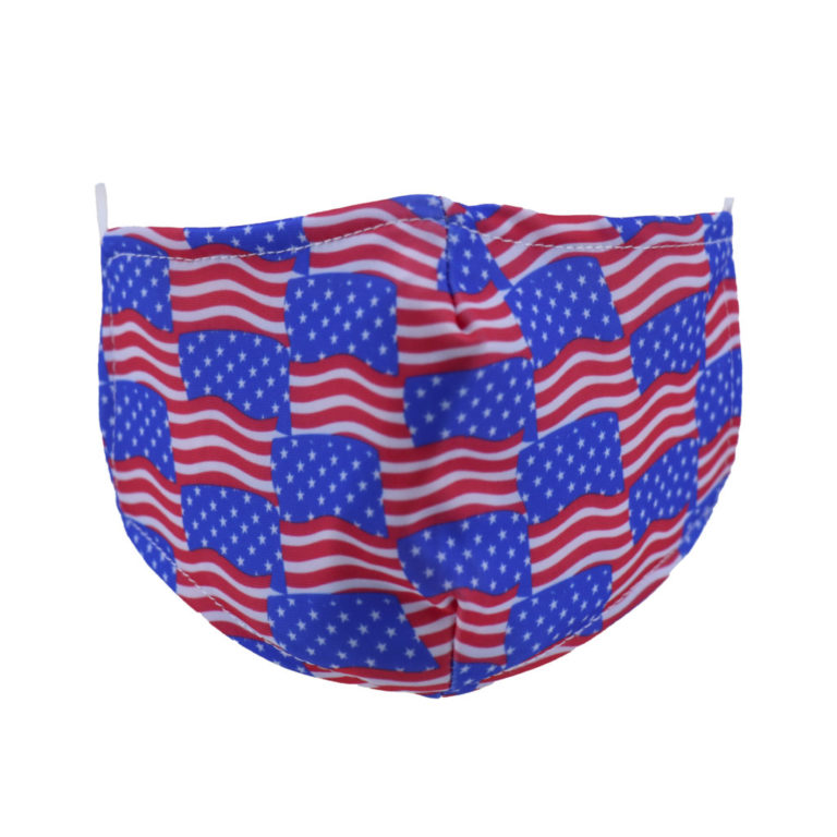 106409 - Star and Stripes Face Mask with Filter - Image 2