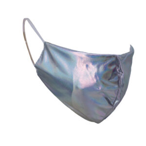 106443 - Rave mask - Silver holographic