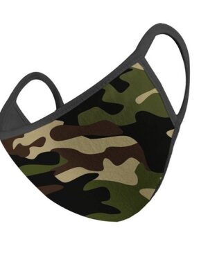 106417 - facemask - Green camouflage