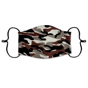 106418 - facemask - Brown multi camouflage