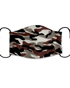 106418 - facemask - Brown multi camouflage
