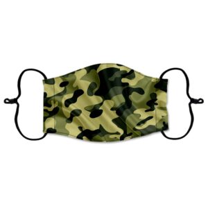 106419 - facemask - Green multi camouflage