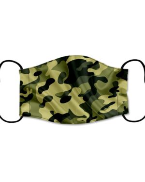 106419 - facemask - Green multi camouflage