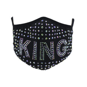 106330 - rhinestone face mask - KING