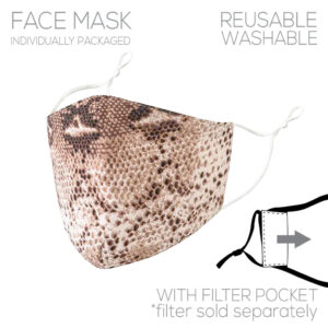 M04367WH - Zebra Print Polyester/Cotton