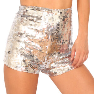 2270 - Sequins Shorts with Zipper