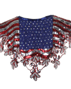 8901 - Beaded Collar-Star and Stripes