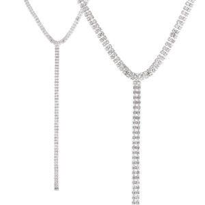 17192 - Rhinestone Lariat Choker