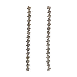 26660 - S Rhinestone Square Pattern Drop ER