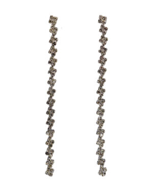 26660 - S Rhinestone Square Pattern Drop ER