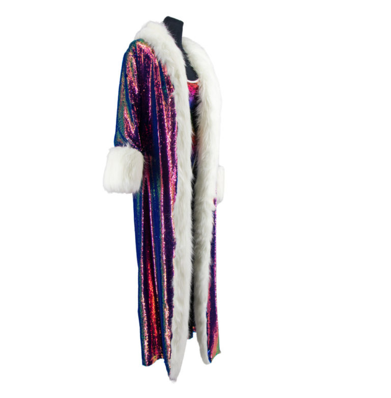2596 - Duster Long Jacket with Faux Fur - Image 7