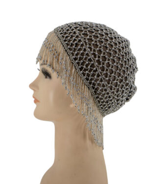 2029 - Beaded Cap - Short Fringes