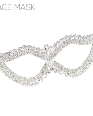 71739 - RS Butterfly Mask, 8.25x4.25in, silver