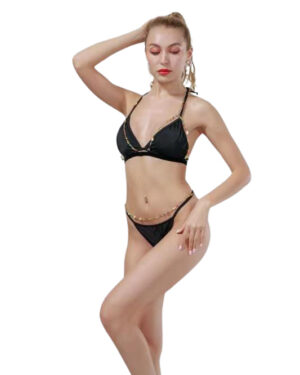 14436 - Rave bra chain and Belly chain set