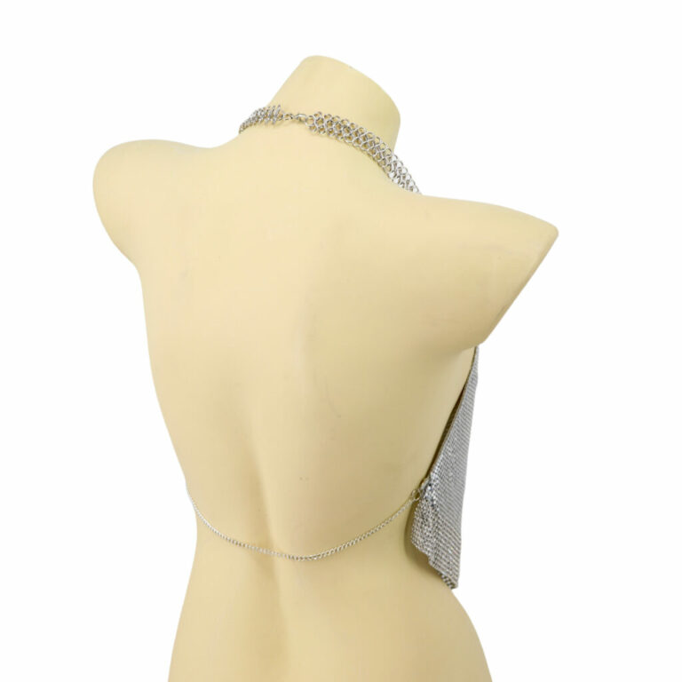 8468 - Rhinestone Halter Top - Image 6