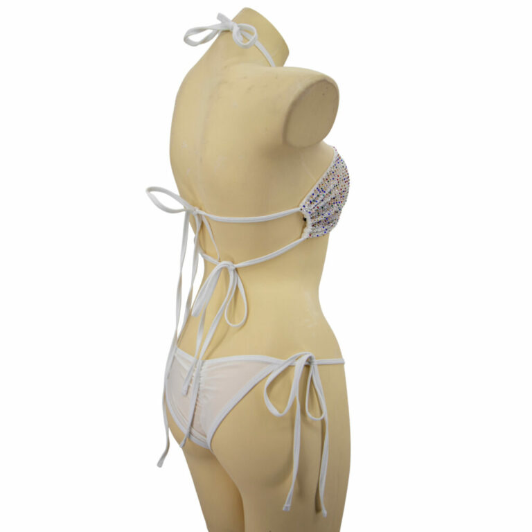 14431 - mesh rhinestone bikini set - Image 8