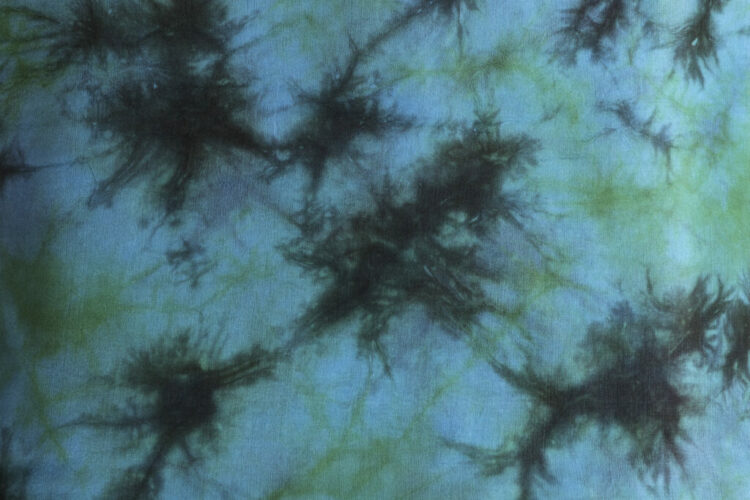2086 - Silk Veil - Blue/Turq/Green - Atlantis Tie Dye - Image 7