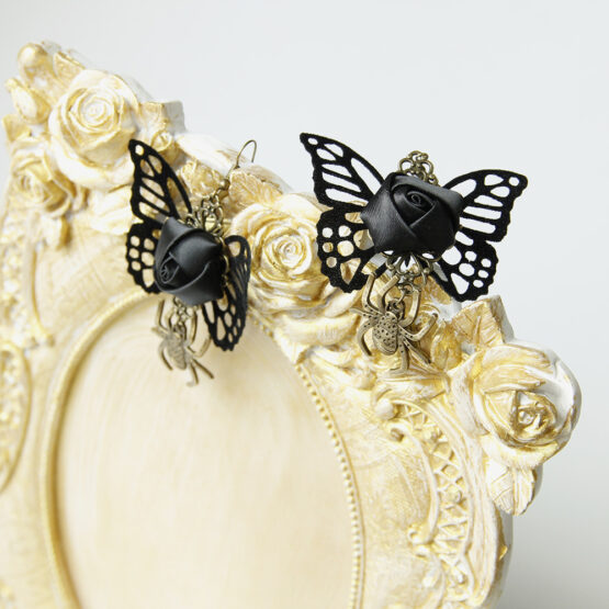 25779 - Earring - Butterfly and Spider - Image 2