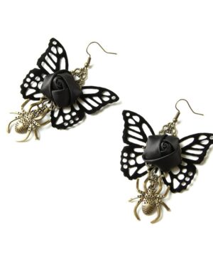 25779 - Earring - Butterfly and Spider