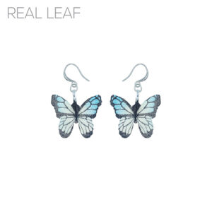26749 - Filigree Butterfly fishhook earring, 1.19x1.65in