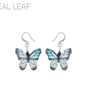 26749 - Filigree Butterfly fishhook earring, 1.19x1.65in