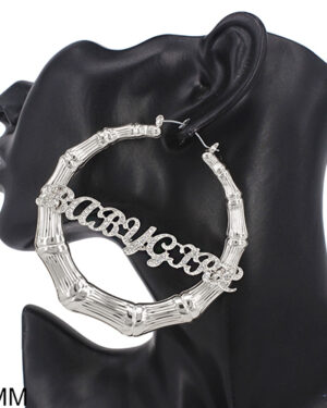 KE5033 - Hoop earring gold  " BabyGirl "