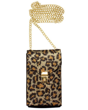 KM2528 - Cross body rhinestone bag - AB